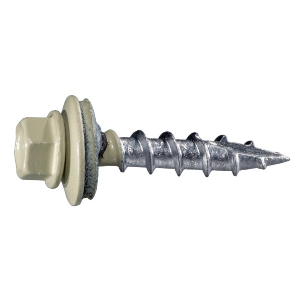 Buildright Self-Drilling Screw, #10 x 1 in, Painted Steel Hex Head Hex Drive, 118 PK 54805